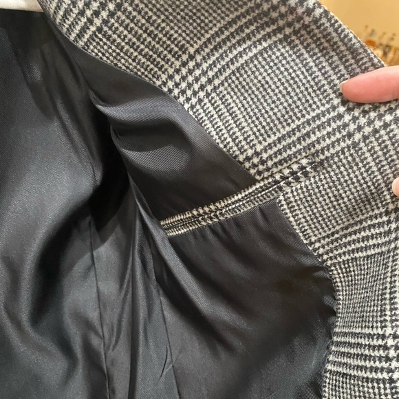 Everlane, Italian Wool, Oversized, Blazer in Glen Plaid! - Picture 11 of 16